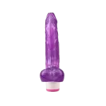vibrador morado realista de 20 cm