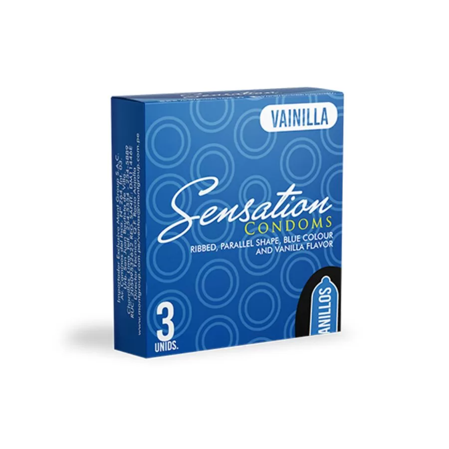 BM-009173 Condones Sensation Vainilla - Imagen 1