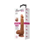 dildo realista con ventosa marrón y caja original 😈