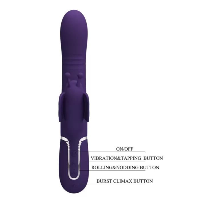 Controles vibrador conejo PRETTY LOVE