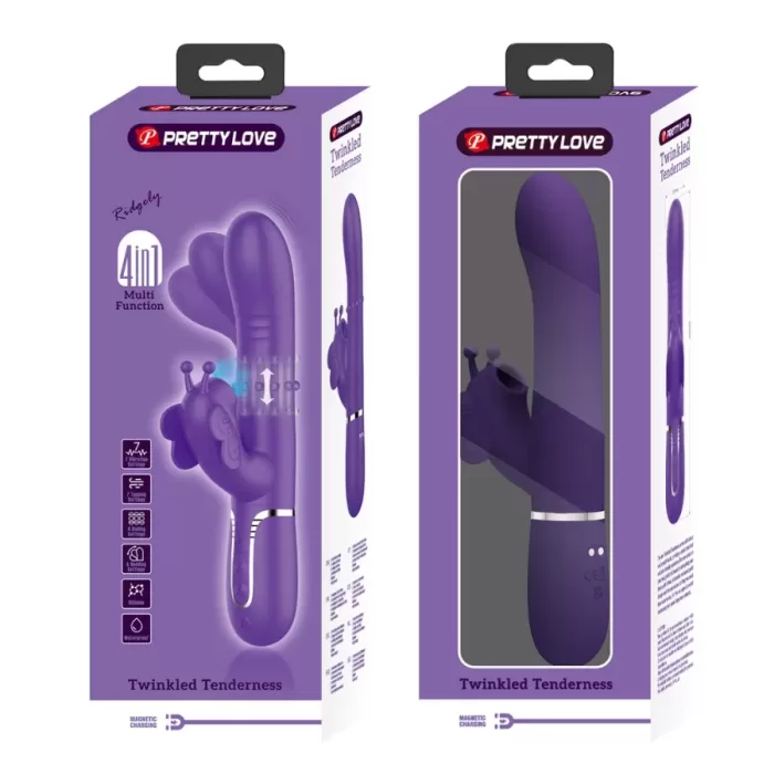 Caja vibrador conejo PRETTY LOVE 🐰