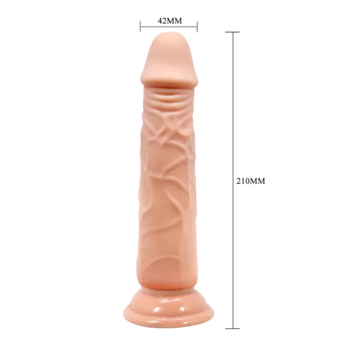 vista lateral del dildo