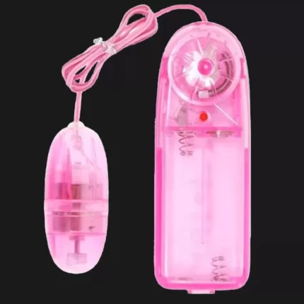 Huevo Vibrador Rosa Transparente