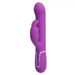 Vibrador rabbit rotador Pretty Love en color púrpura