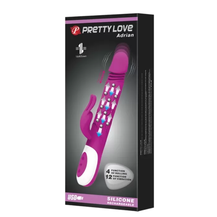 Empaque original del vibrador Pretty Love BW-069002