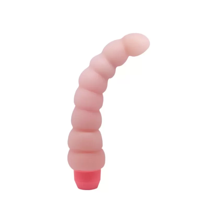 vibrador flexible con textura ondulada y vibración