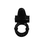 Anillo vibrador Sweet Ring de Baile con texturas y cápsula vibradora junto a su empaque