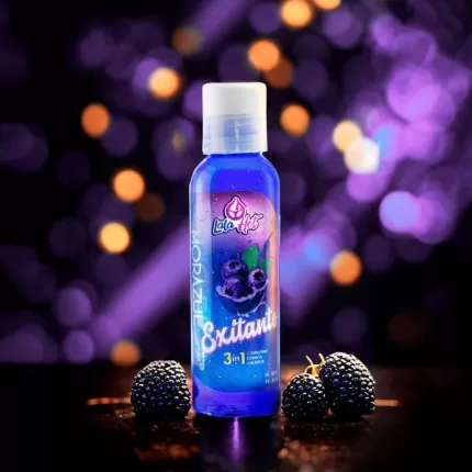 lubricante íntimo comestible sabor mora azul Erosex