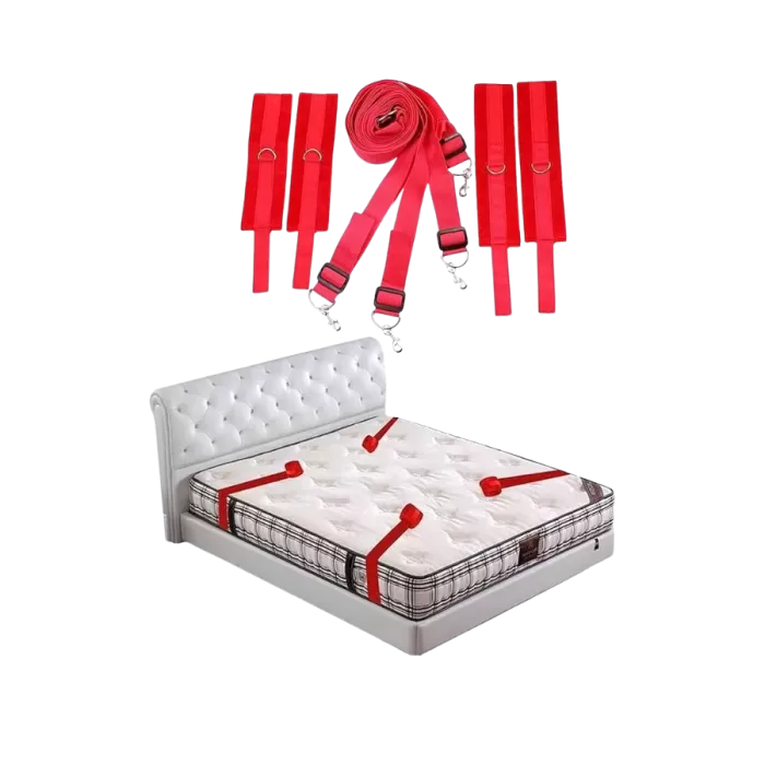 Juego de esposas acolchadas para cama ✨