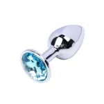Plug anal metálico de acero con jolla de 💎
