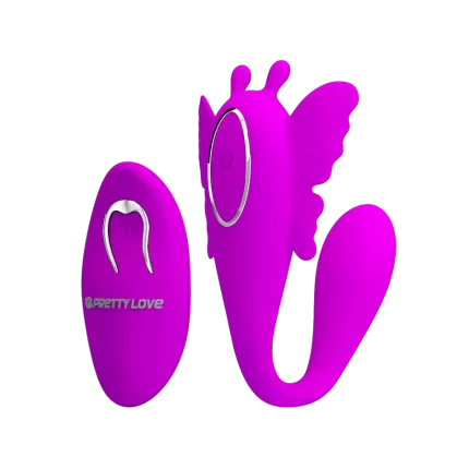 Vibrador mariposa Pretty Love con control inalámbrico