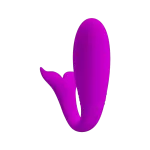 Vibrador para parejas Pretty Love Jayleen morado con cola de ballena y control por app de espalda