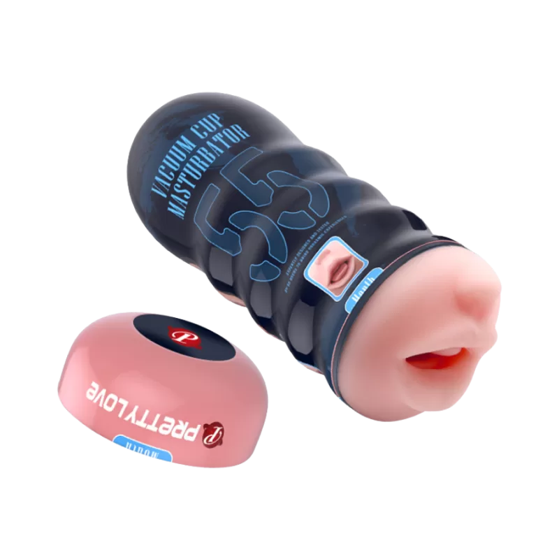 Masturbador masculino Pretty Love con efecto succión, funda removible y carcasa ergonómica