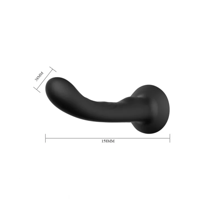 Arnés con dildo curvo - Imagen 4