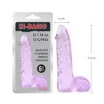 Medidas Dildo Realista Cristalino