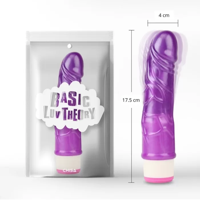 purple Vibrador Texturizado Morado
