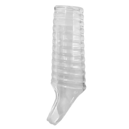 Funda para pene elástica de TPE transparente