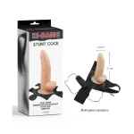 Dildo strap-on con vibración y caja Hi-Basic Stunt Coc